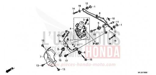 DRUCKEINHEIT VORN (CBR600RA) CBR600RAC de 2012